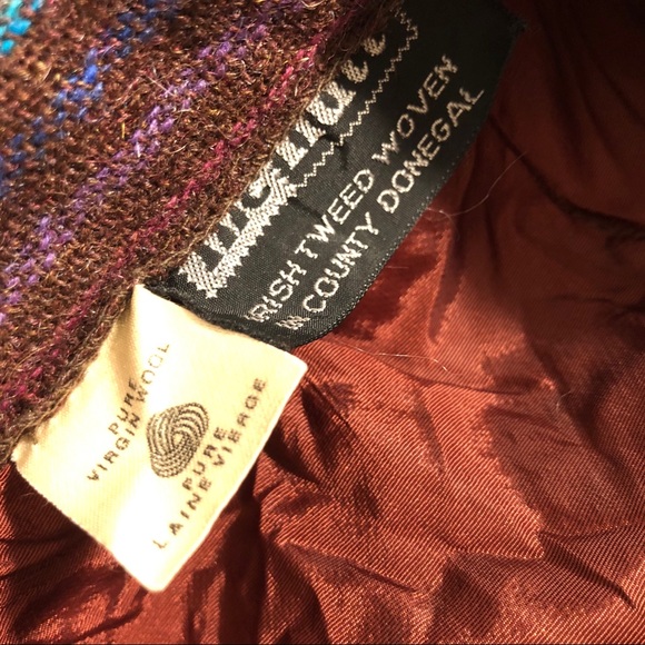 VTG Rainbow 100% wool pleated skirt - Picture 6 of 8